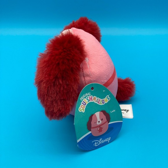 Squishmallows Disney "Lady" 8" Plush - Valentine's Edition - Picture 6 of 8